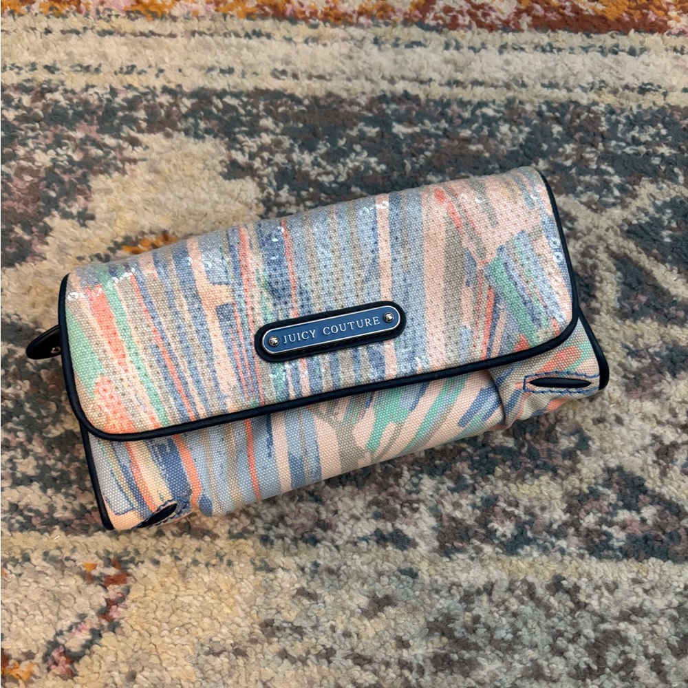 Juicy Couture Pastel Sequin Clutch